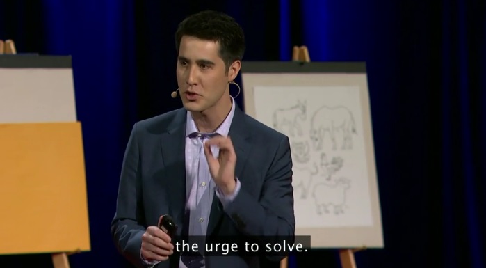 标题：两书虫执着满足
										 学校：TED
										 讲师：DavidKwong  